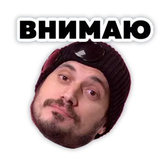 🤔 ВНИМАЮ uomo, russo, ascoltare, attenzione, persona, faccia telegram sticker