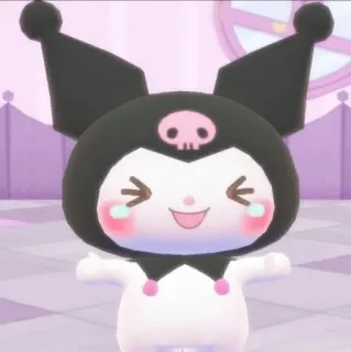 😆 Kuromi Kuromi, Sanrio, Kawaii, Anime, Desenho animado whatsapp sticker