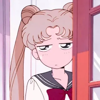 😓 Sailor Moon anime, cartoon, sailor moon, character, girl, animation telegram sticker