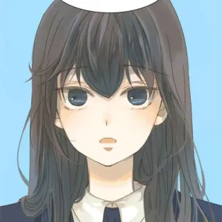 ⛲ mujer, anime, manga, chica, retrato telegram sticker