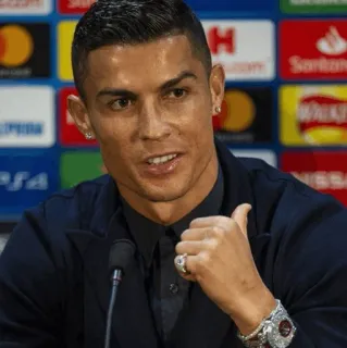 🖤 Cristiano Ronaldo 足球, 运动员, 足球, 克里斯蒂亚诺, 罗纳尔多 telegram sticker