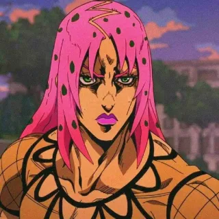 🐸 Diavolo JoJo's Bizarre Adventure Anime, Jojo, Diavolo, Bösewicht telegram sticker