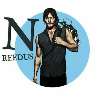 💚 N REEDUS ator, celebridade, Norman Reedus, Walking Dead telegram sticker