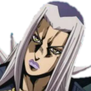 😠 Leone Abbacchio JoJo's Bizarre Adventure Anime, Manga, Jojo, Leone Abbacchio, Charakter, Sticker telegram sticker