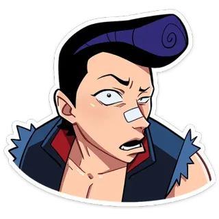 😒 アニメ, カートゥーン, キャラクター, ステッカー telegram sticker
