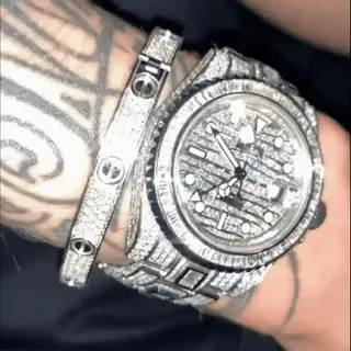 🥶 orologio, costoso, gioielli, bling, diamante telegram sticker