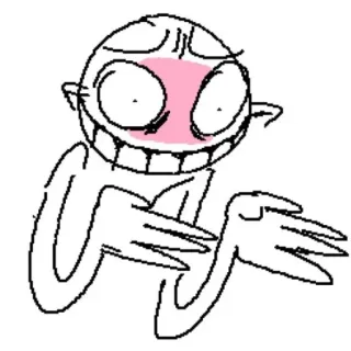 😬 hình vẽ, phác thảo, hình, hoạt hình, trừu tượng, vẽ đường telegram sticker