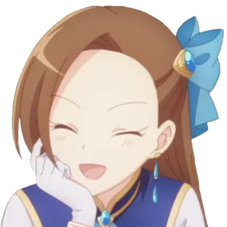 😉 Katarina Claes My Next Life as a Villainess: All Routes Lead to Doom! Anime, Kartun, Lucu, Tersenyum, Ceria telegram sticker