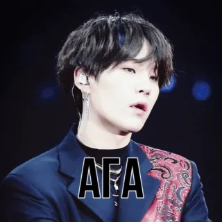 😒 AFA K-pop, singer, Korean, music, entertainer telegram sticker
