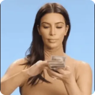 💷 Kim Kardashian whatsapp sticker