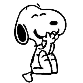 😃 Snoopy 漫画, ピーナッツ, 犬, スヌーピー telegram sticker