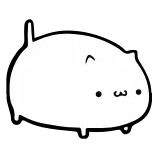 ☺️ kat, schattig, dier, cartoon, sticker telegram sticker
