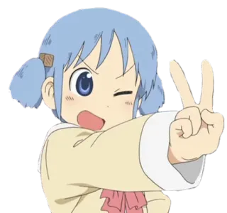 Nichijou (By Suzi) whatsapp stickers