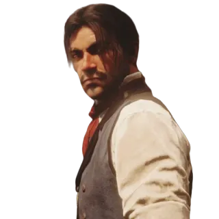 Arthur Morgan RDR2 whatsapp stickers
