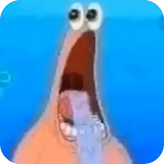 🫥 Patrick Star SpongeBob SquarePants telegram sticker