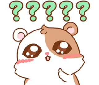 Hamster's small routine. @bistic whatsapp stickers
