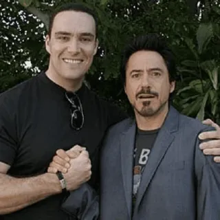 👥 Robert Downey Jr. actor, celebrity, Iron Man, man, person telegram sticker