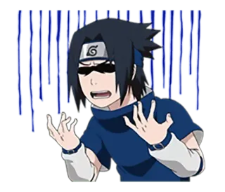 ⚡️ Sasuke Naruto anime, sasuke, ninja, uchiha, cool whatsapp sticker