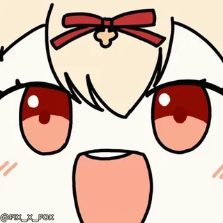 😃 Reimu Hakurei Touhou Project PSI_X_FOX whatsapp sticker