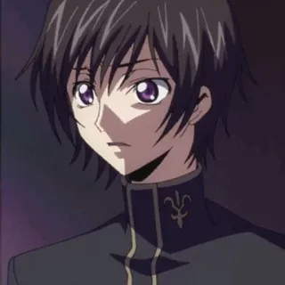 🥀 Lelouch Lamperouge Code Geass Anime, Personaggio, Manga, Giapponese, Lelouch, Code Geass whatsapp sticker