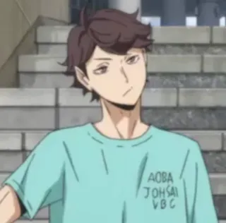 💗 AOBA JOHSAI VBC anime, haikyuu, oikawa, aoba johsai, pallavolo telegram sticker