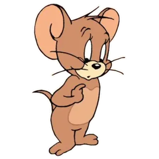 ❤️ Jerry Mouse Tom and Jerry Dibujos animados, Ratón, Animal, Jerry, Animación telegram sticker