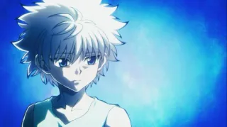 😢 Killua Zoldyck Hunter x Hunter Anime, Killua, Hunter x Hunter, Zoldyck, Cartone animato telegram sticker