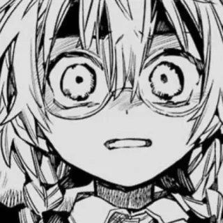 📦 Anime, Manga, überrascht, schockiert, Charakter, Zeichnung whatsapp sticker