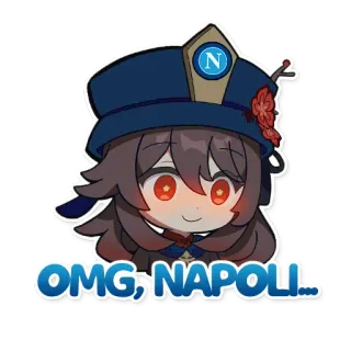 🥲 Hu Tao Genshin Impact OMG, NAPOLI... Anime, Videospiel, Hu Tao, Genshin Impact, Neapel, Sport, Fußball telegram sticker
