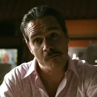 ⚖️ Lalo Salamanca Better Call Saul villain, criminal, menacing, mustache telegram sticker