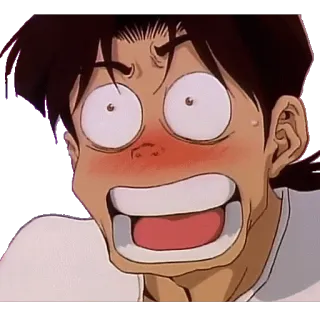 🙀 anime, cartoon, funny, shocked, excited, blushing telegram sticker