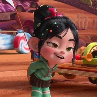 🦋 Vanellope von Schweetz Wreck-It Ralph vanellope, wreck-it ralph, disney, cartoon, animated, character, movie, cute whatsapp sticker