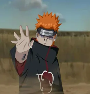 😑 Pain Naruto Anime, Naruto, Pain, Karakter, Manga telegram sticker