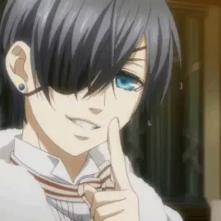 ⛈ Ciel Phantomhive Black Butler Anime, Black Butler, Ciel Phantomhive, Charakter, Manga telegram sticker