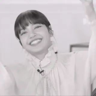🍋 Lisa человек, улыбается, женщина, портрет, счастливый, kpop telegram sticker