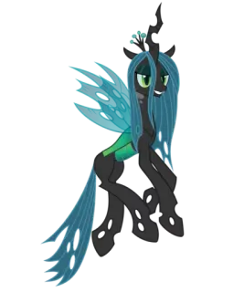 😊 Queen Chrysalis My Little Pony My Little Pony, Rainha Chrysalis, Changeling, Desenho animado, Pônei, A Amizade é Mágica, MLP, Vilão telegram sticker