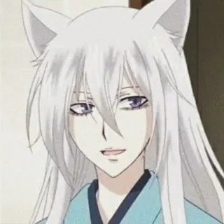🦊 Tomoe Kamisama Kiss anime, fox, manga, handsome, cute, ears telegram sticker