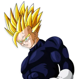 😠 Gohan Dragon Ball Anime, Dragon Ball, Super Saiyan, Gohan, Personaggio, Cartone animato telegram sticker