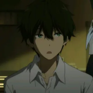 🌵 Houtarou Oreki Hyouka アニメ, 少年, 学生, キャラクター telegram sticker