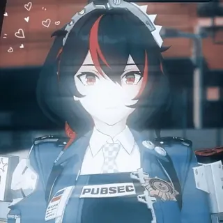 🎲 Anime, Mädchen, Uniform, Öffentlich, Süß telegram sticker