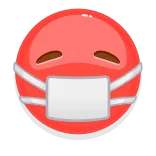 😷 Maske, Covid, Emoji, Gesundheit, Schutz telegram sticker