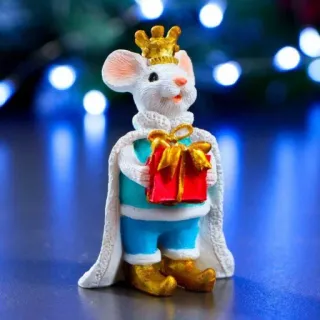 🐭 chuột, vua, vương miện, quà tặng, giáng sinh, ngày lễ, trang trí, hình telegram sticker