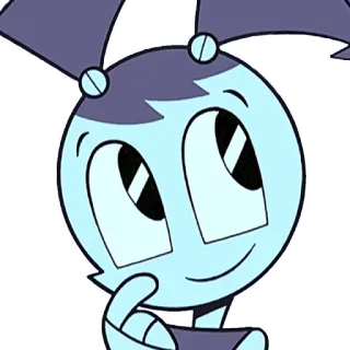 🙃 Jenny Wakeman My Life as a Teenage Robot dessin animé, robot, personnage, animé telegram sticker