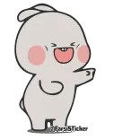 😂 Dibujos animados, Personaje, Ilustración, Mono, Animación, Juguetón telegram sticker