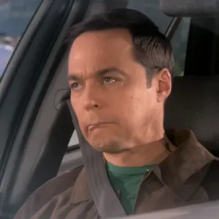 🥴 Sheldon Cooper The Big Bang Theory Sheldon Cooper, The Big Bang Theory, sitcom, tv show telegram sticker