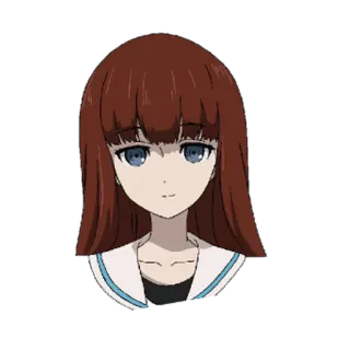 Steins;Gate 0 Anime Character Art whatsapp stickers