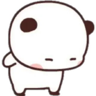 🙏 lindo, panda, pegatina, animal, kawaii, dibujo animado whatsapp sticker