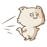 🏃‍♂️ kucing, marah, kartun, binatang whatsapp sticker