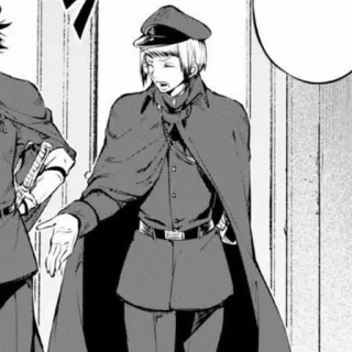 🗡 Militäruniform, Anime, Manga, Charakter, Offizier telegram sticker