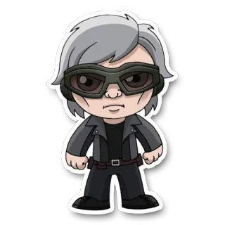 🕶 Quicksilver superhero, marvel, x-men, mutant, comics telegram sticker